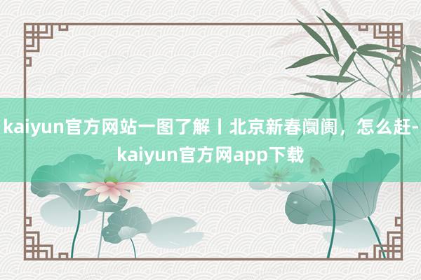 kaiyun官方网站一图了解丨北京新春阛阓，怎么赶-kaiyun官方网app下载